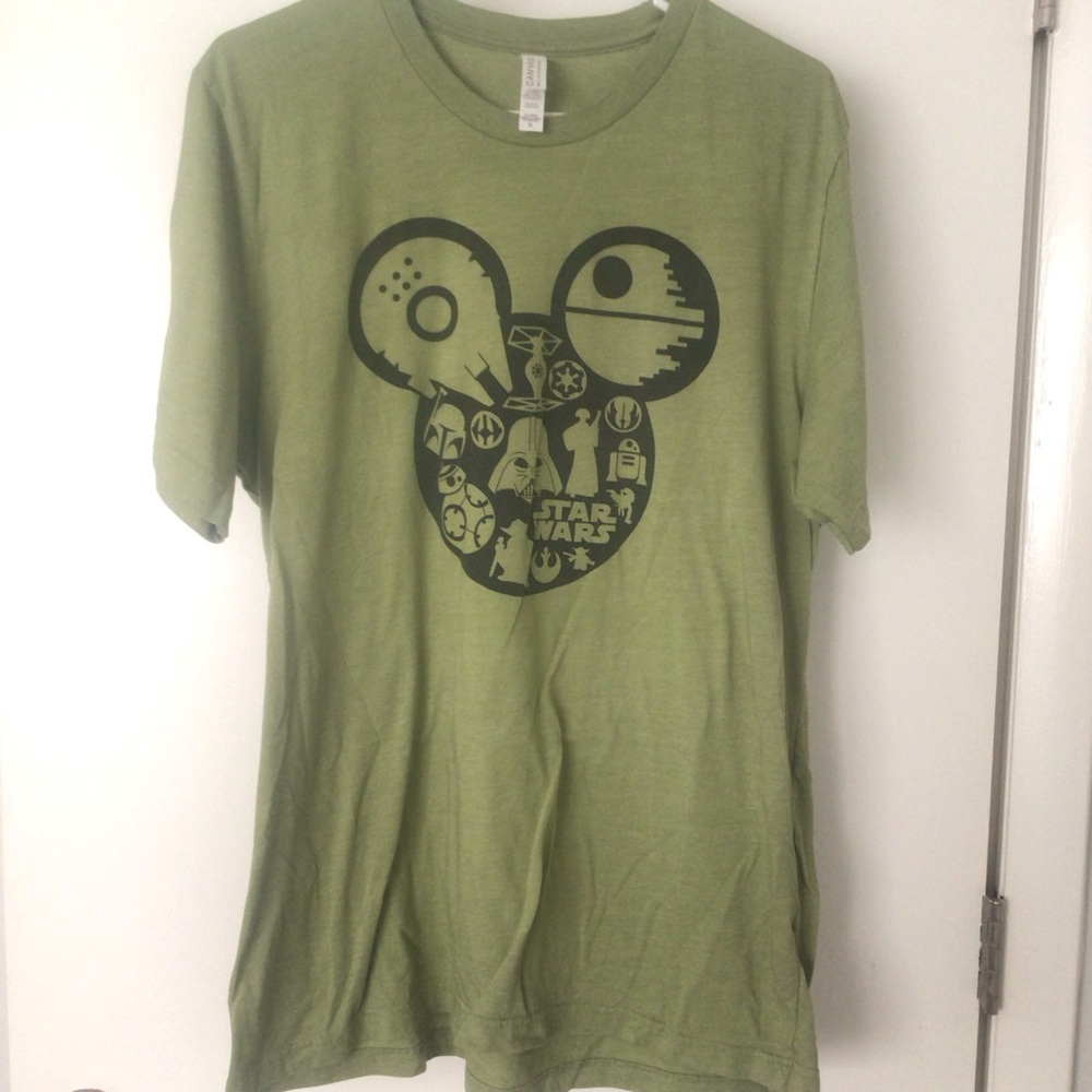 Star Wars x Disney Off Brand Light Green Tee